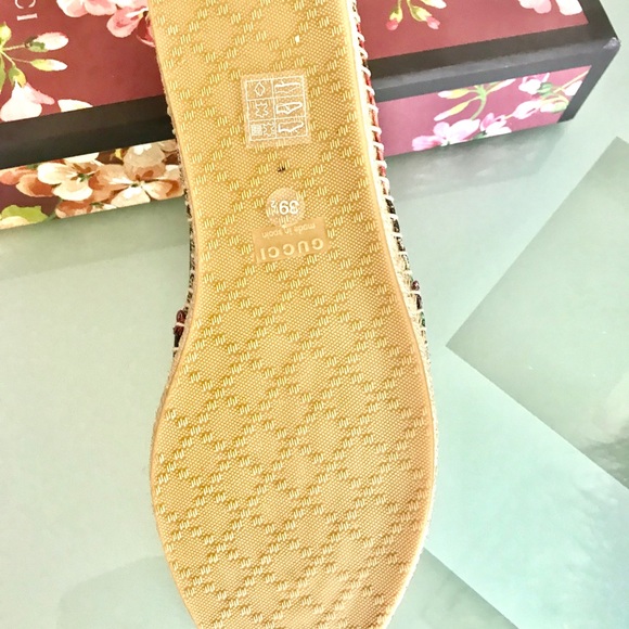 Gucci Pilar Espadrilles new in box.never used 39.5 - Picture 6 of 10